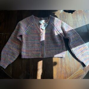 NWT Jessica Simpson Cropped Cardigan M